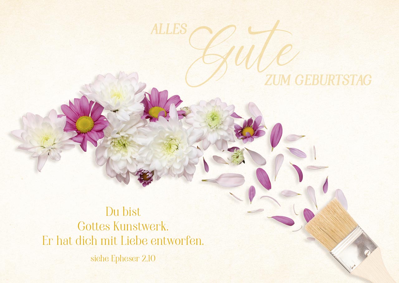 Postkarte Alles Gute zum Geburtstag