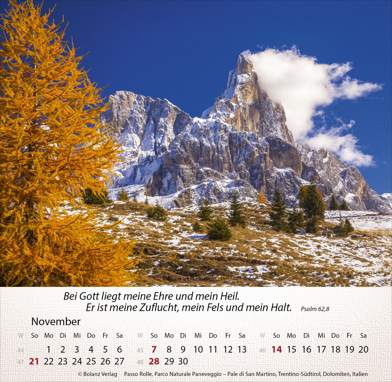 Berge 2027 – Tischkalender