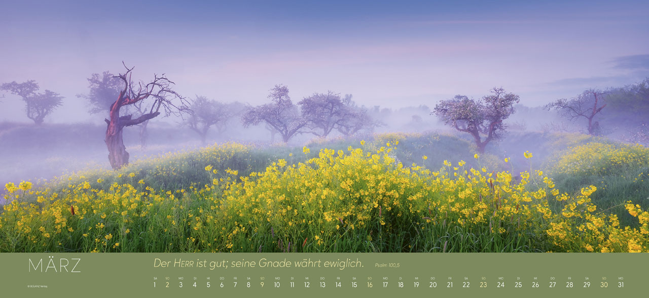 Ewigkeit im Herzen 2025 - Riesenpanoramakalender