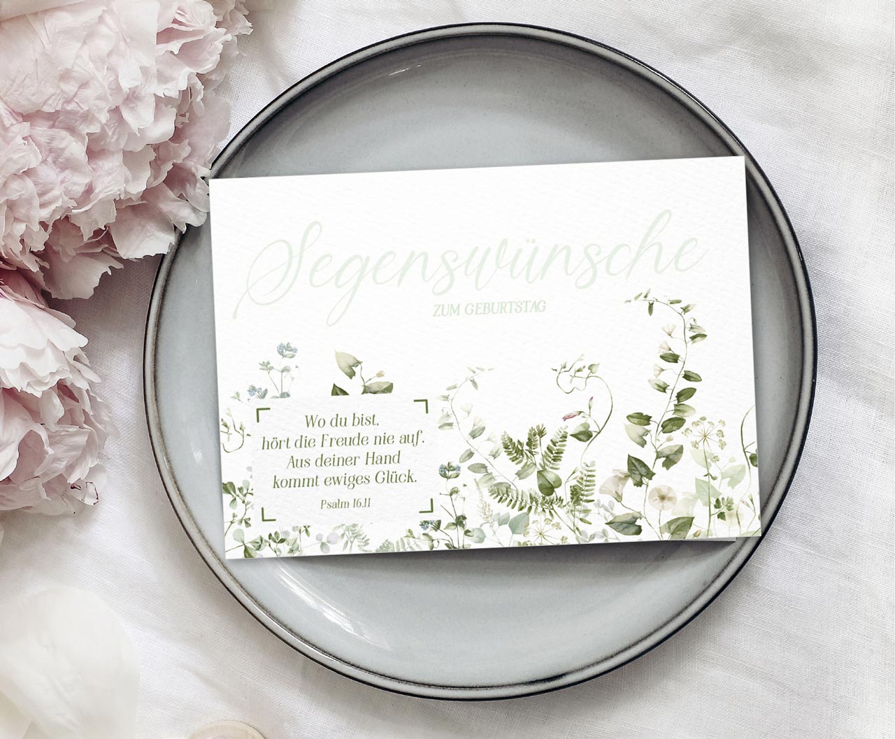 Postkarte Segenswünsche