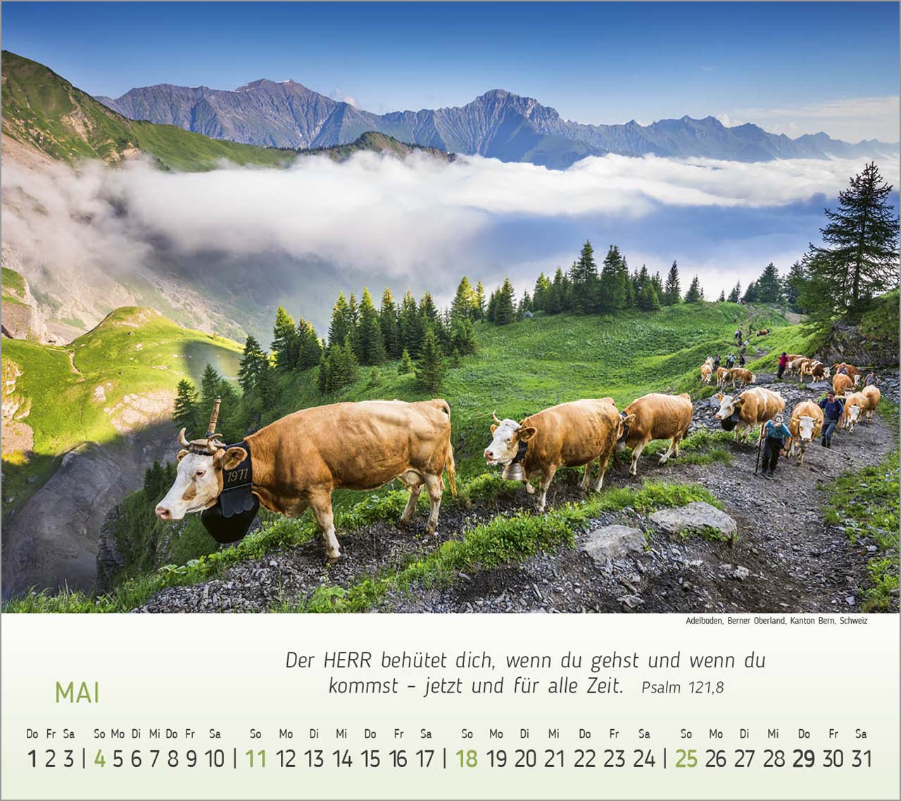 Wunderbare Bergwelt Tischkalender