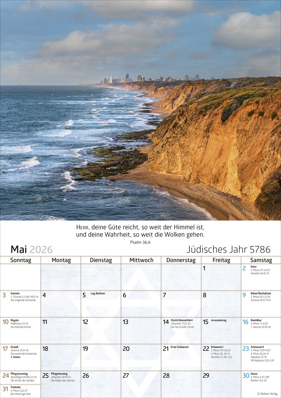 Israel 2026 - Posterkalender