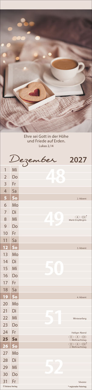 Für Alle 2027 – Streifenterminkalender