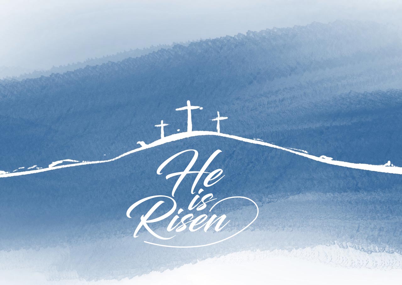 Postkarte He is Risen