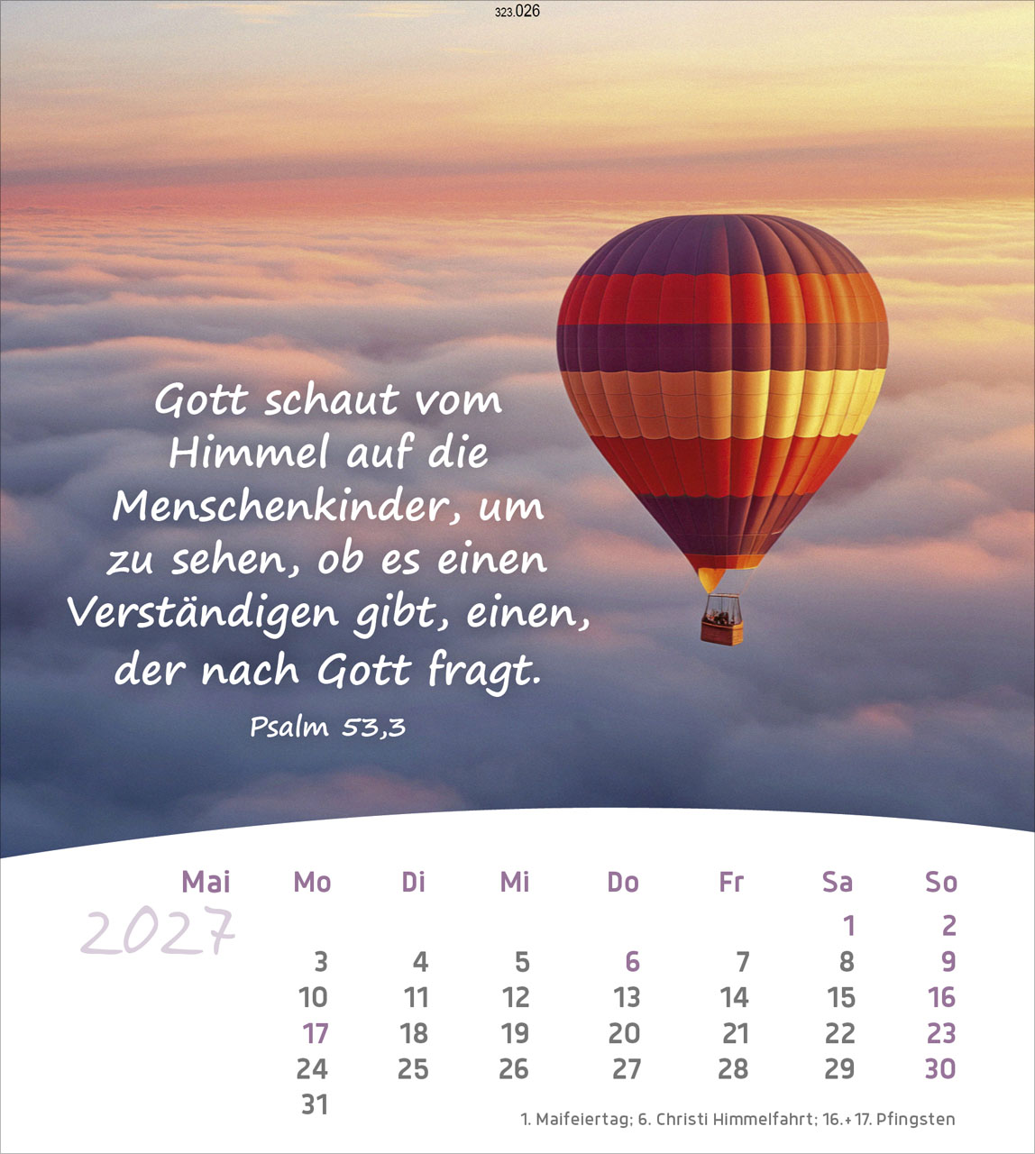 Leben für Dich 2027 – Verteilkalender