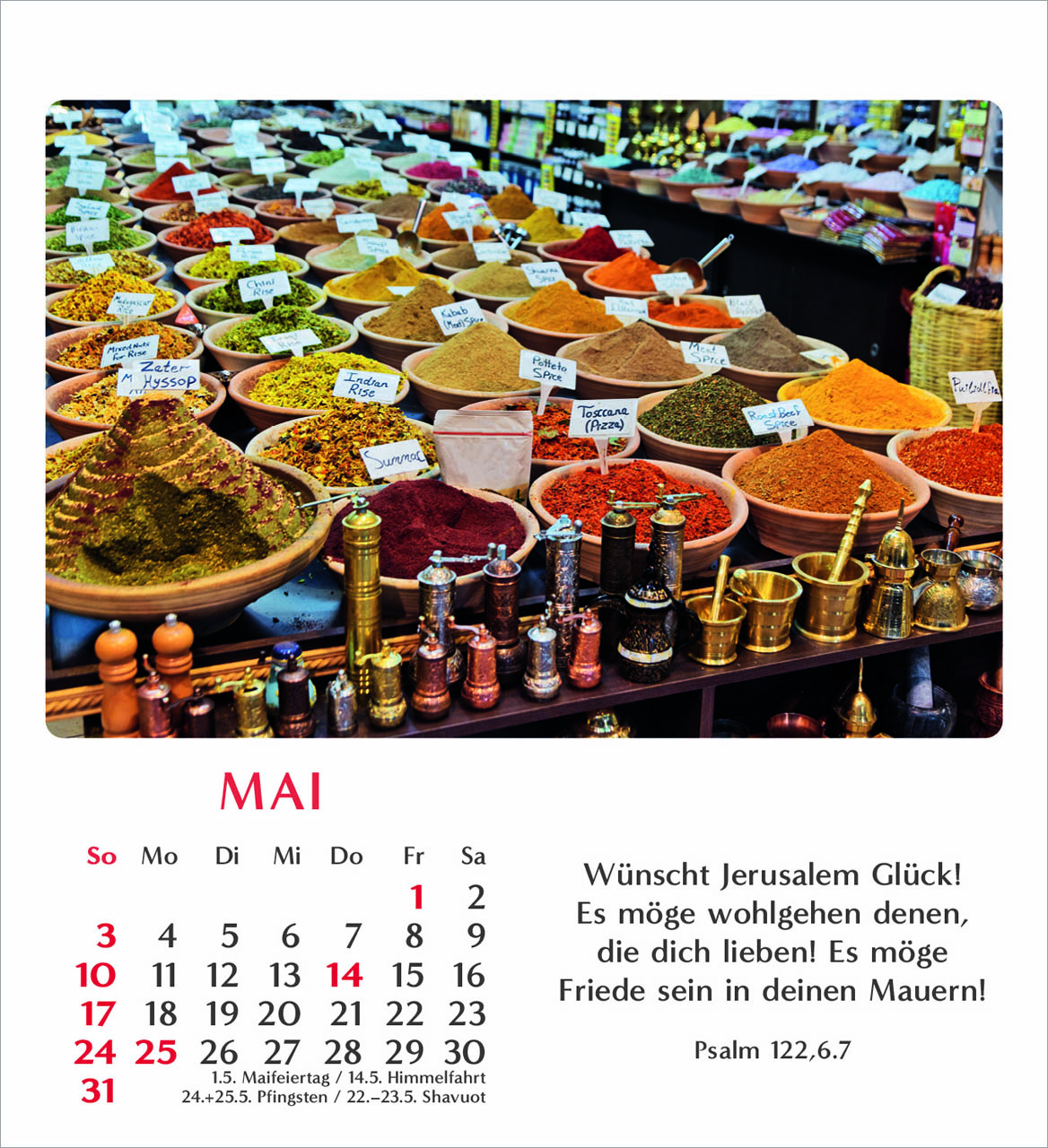 Geliebtes Israel Tischkalender 2026 Geliebtes Israel Tischkalender 2026