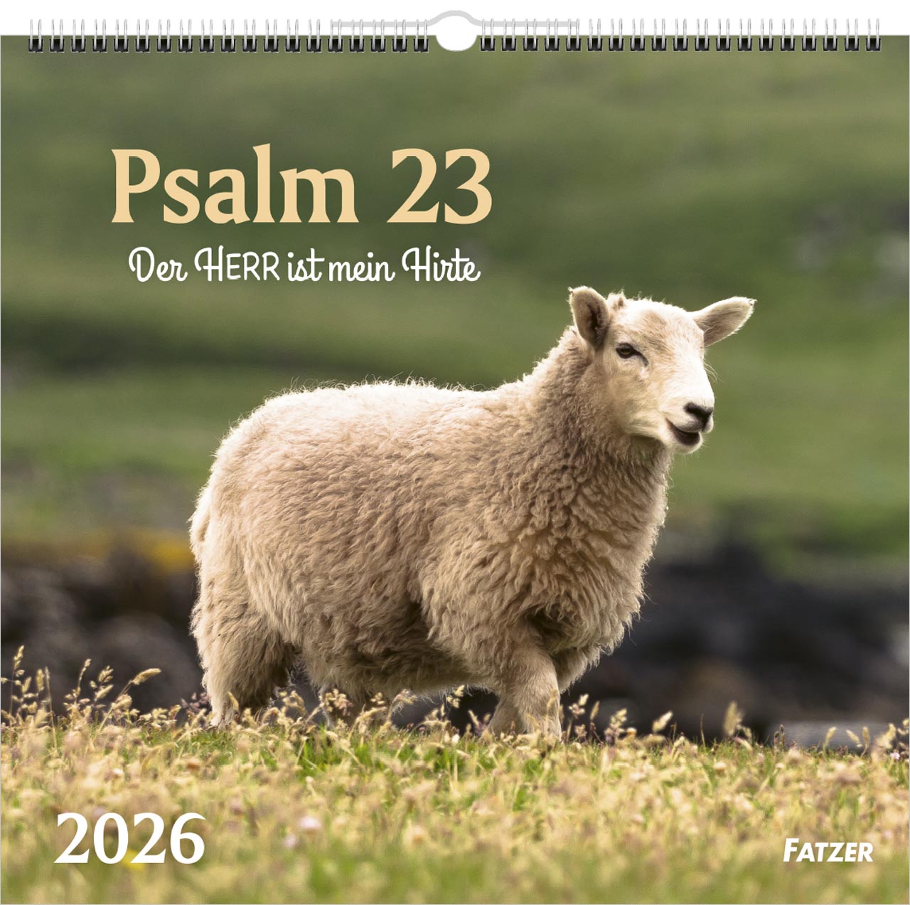 Psalm 23 Wandkalender 2026