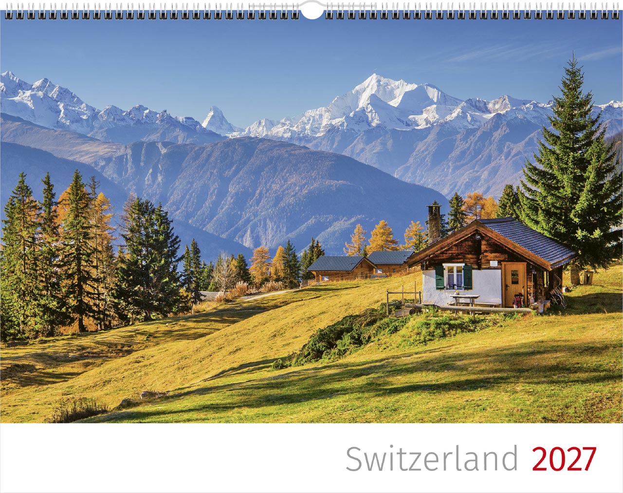 Schweiz 2027 – Wandkalender (englisch)