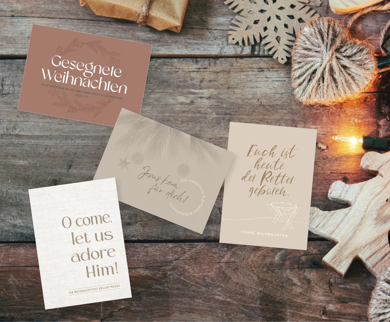 Minikarten Weihnachten