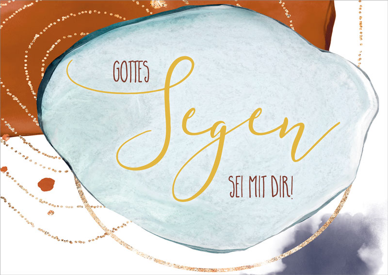 Postkarte Gottes Segen GF
