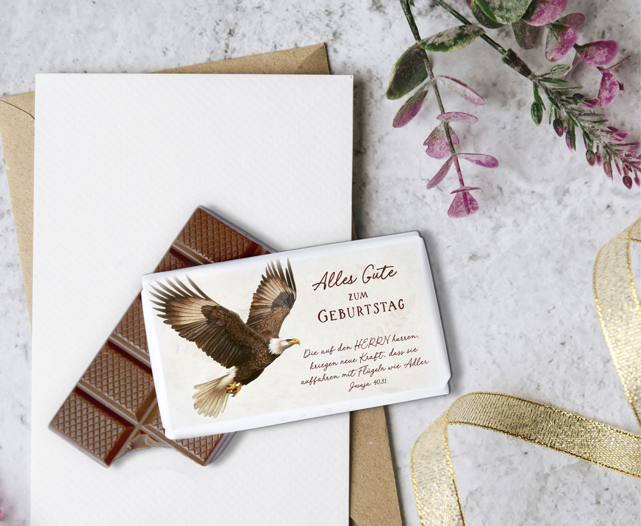 Schokolade Alles Gute zum Geburtstag
