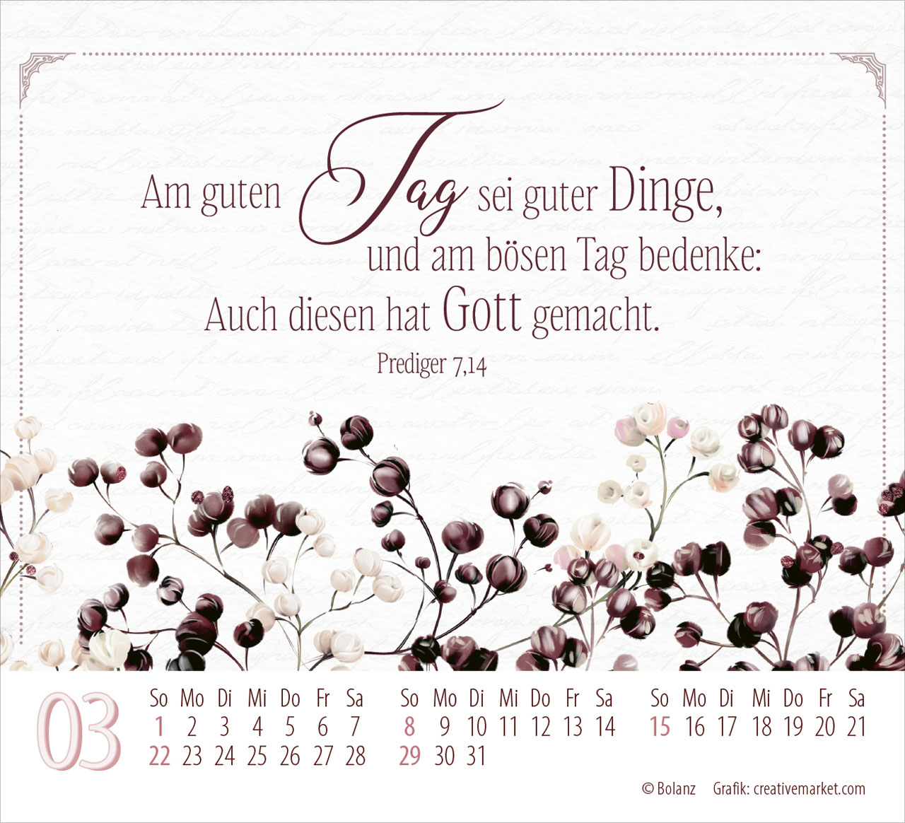 Poesie guter Worte 2026 - Minikalender Poesie guter Worte 2026 - Minikalender