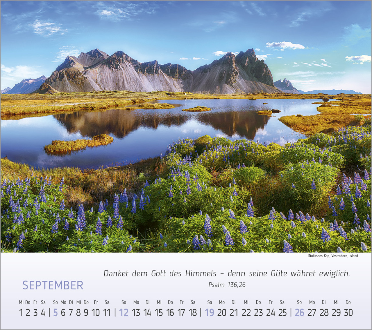 Wunderbare Bergwelt 2027 – Tischkalender