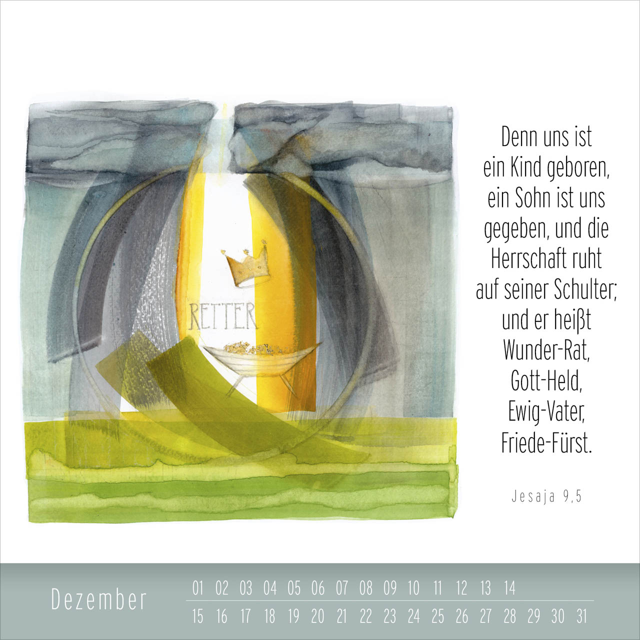 Immerwährender Tischkalender Hoffnung und Leben