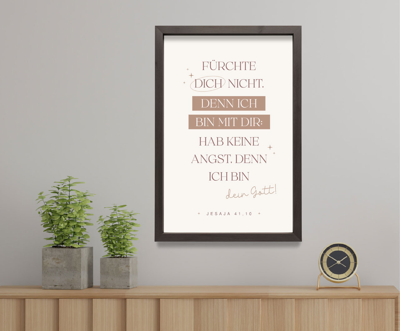 Poster Jahreslosung 2027 Fatzer alive A2