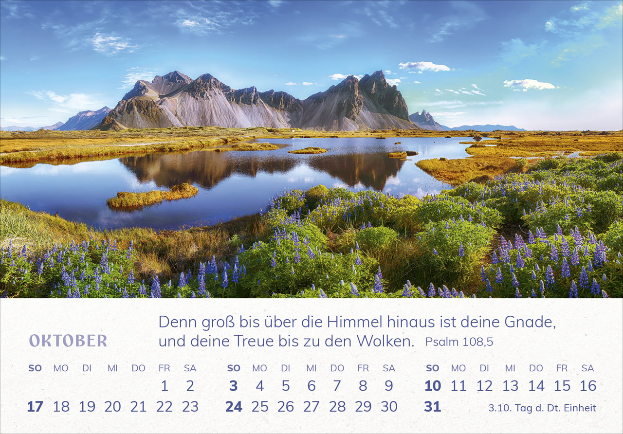 Mini-Panorama 2027 – Panorama-Tischkalender