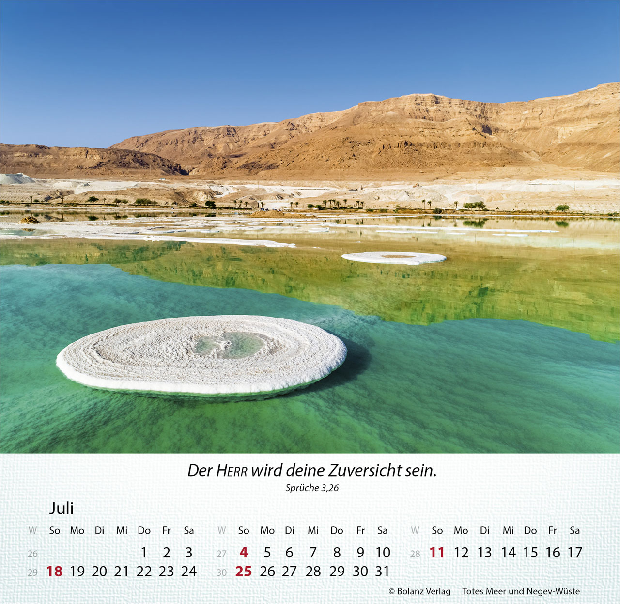 Israel Shalom 2027 – Tischkalender