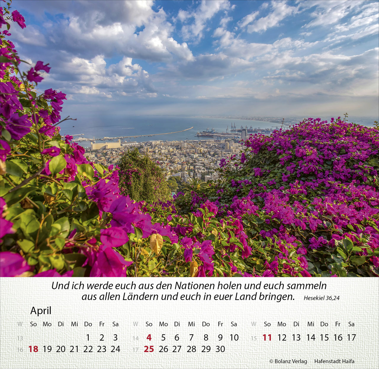 Israel Shalom 2027 – Tischkalender