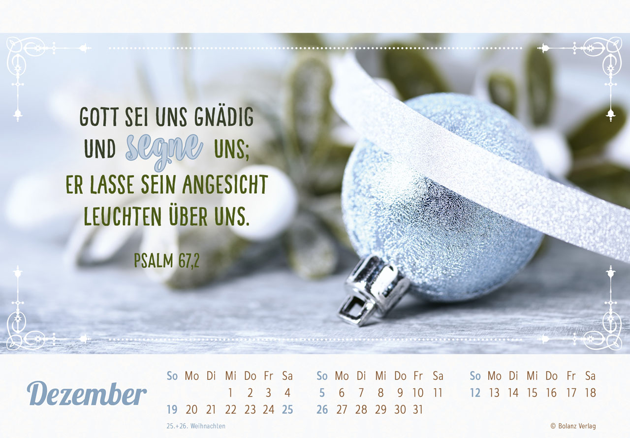 Herzliche Worte für dich 2027 – Panoramakalender
