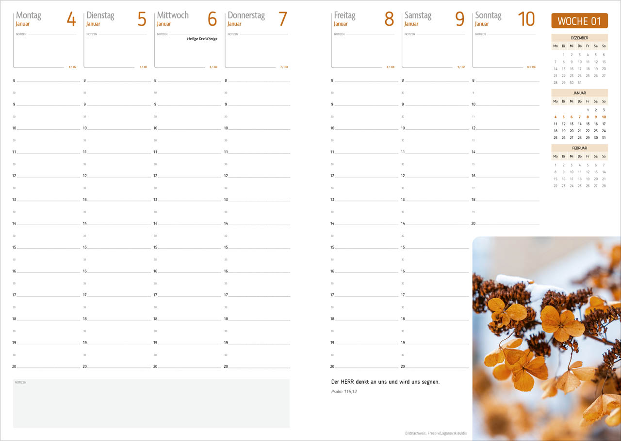 Agenda – Für jeden Tag 2027