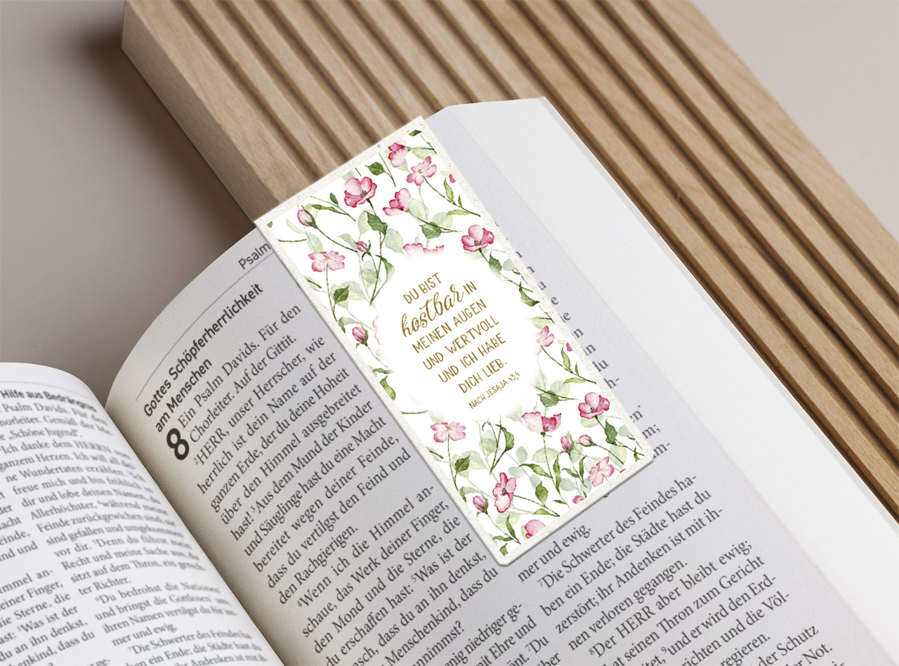 Magnetlesezeichen Du bist kostbar