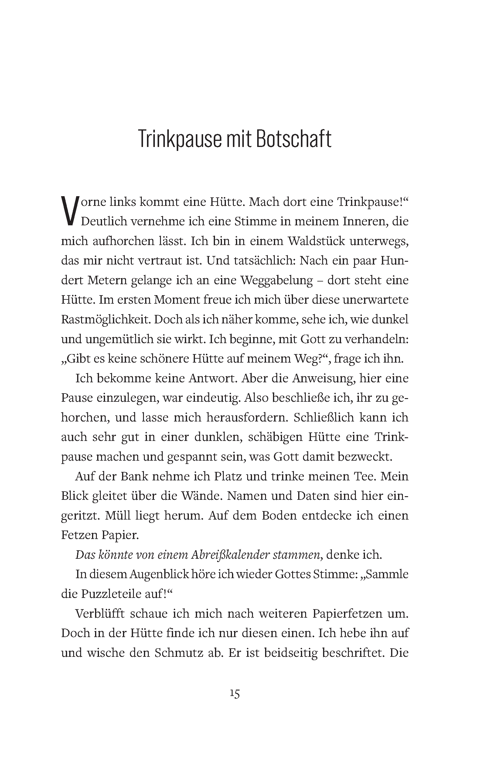 Momente der Hoffnung