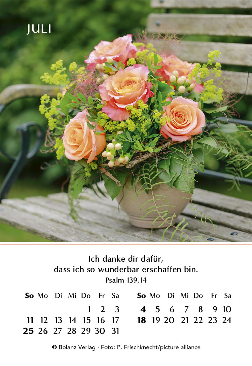 Ein Jahr der Freude 2027 – Minikalender