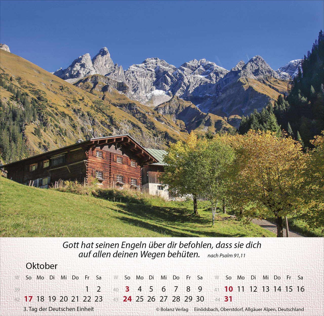 Berge 2027 – Tischkalender