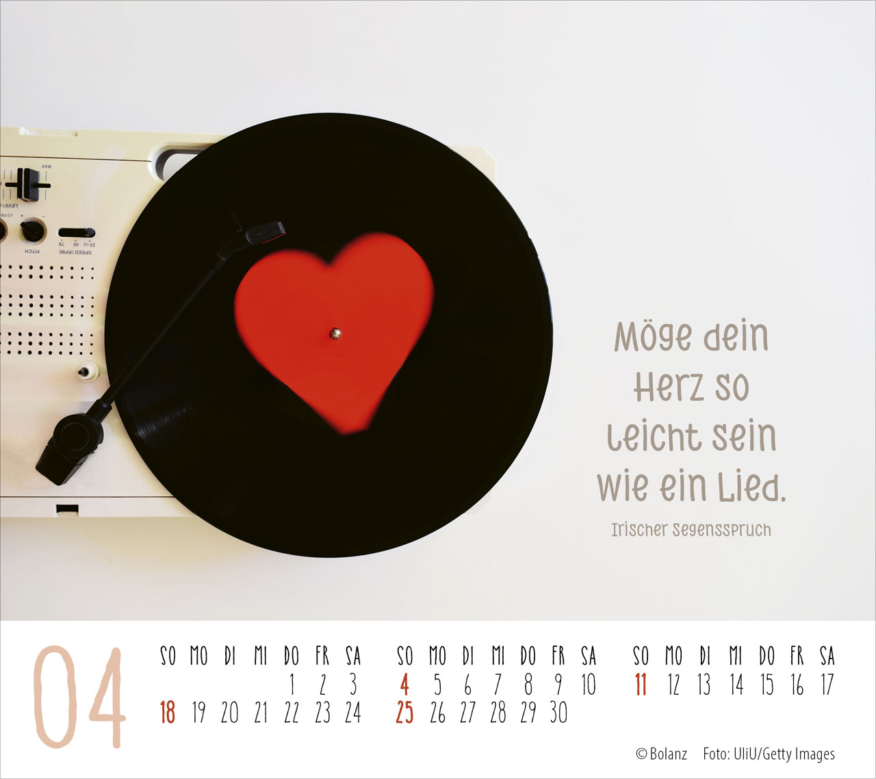 Gute Wünsche für dich 2027 – Tischkalender