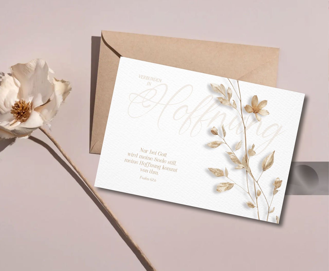 Faltkarte Trauer Hoffnung