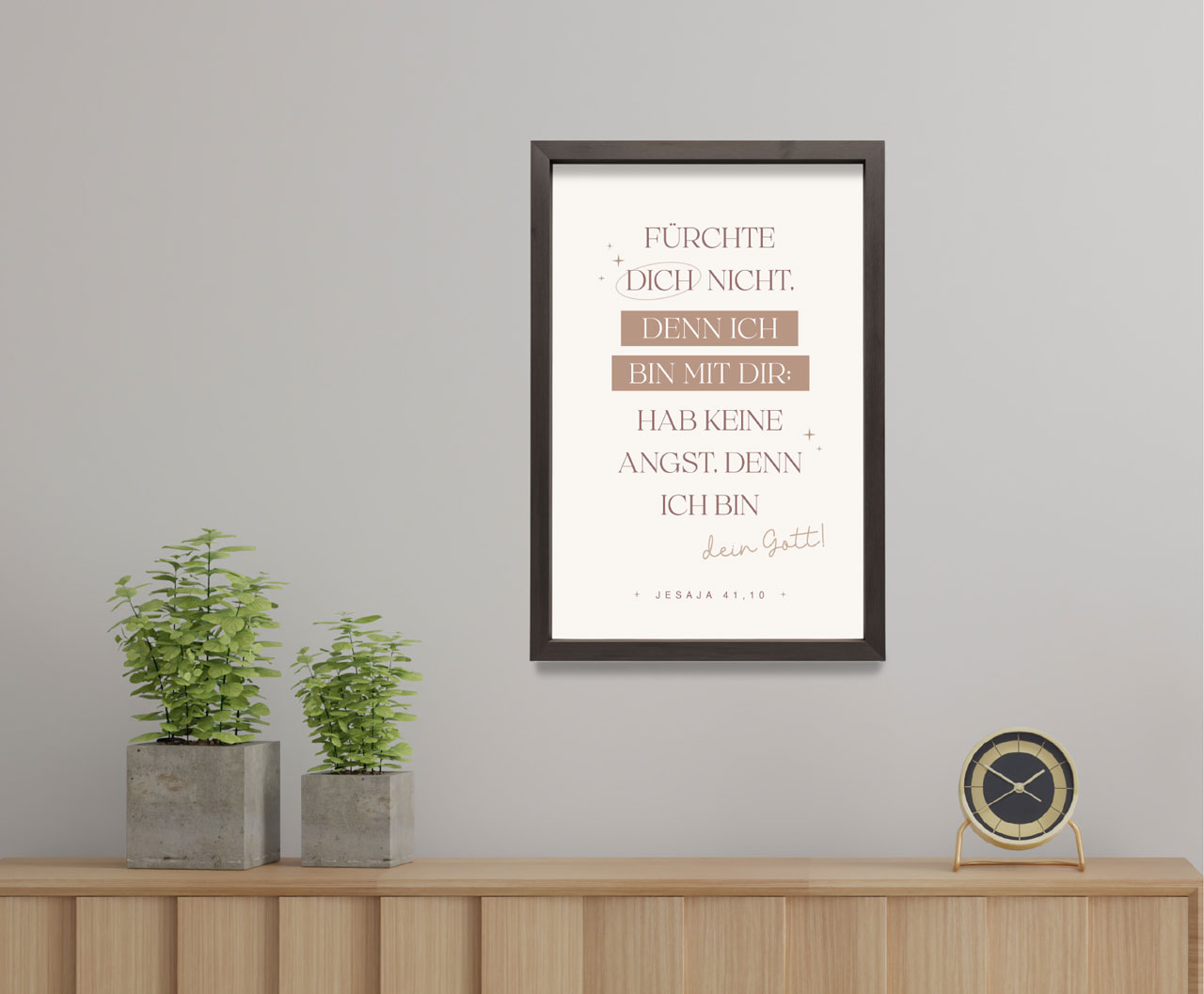 Poster Jahreslosung 2027 Fatzer alive A3