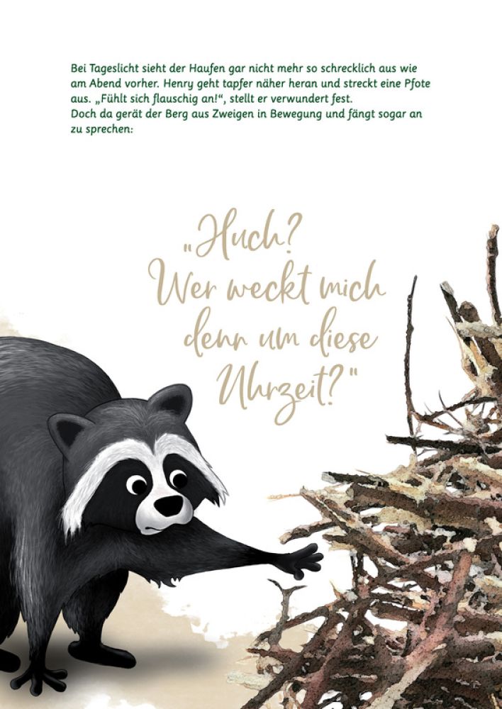 Vom kleinen Waschbären, der sich traute, mutig zu sein
