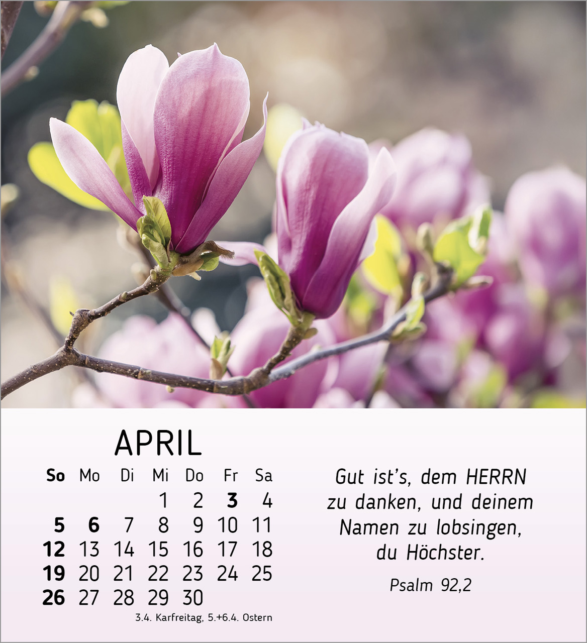 Ich wünsche dir Freude Tischkalender 2026