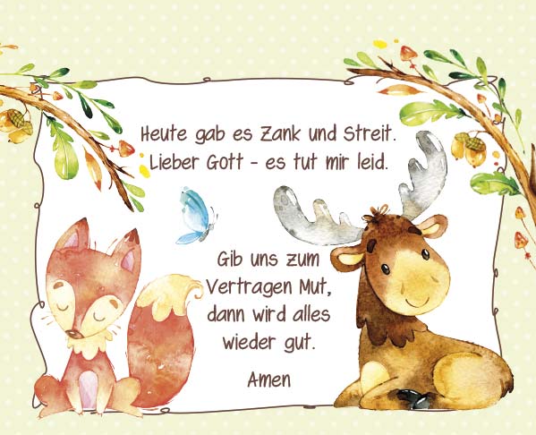 Postkartenaufstellbuch Kindergebete