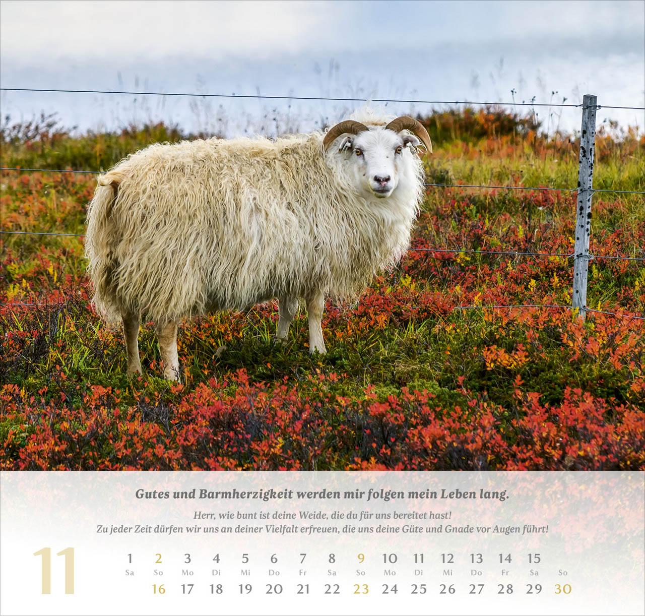 Psalm 23 Wandkalender