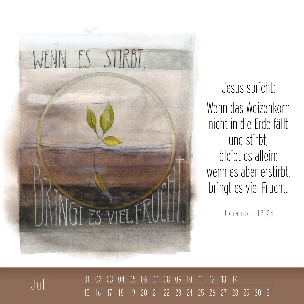 Immerwährender Tischkalender Hoffnung und Leben