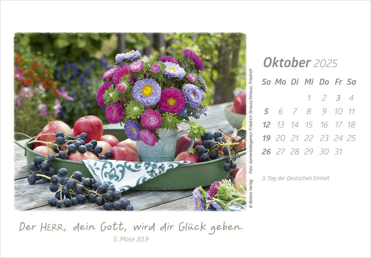 Die Güte Gottes preisen 2025 - Tischkalender