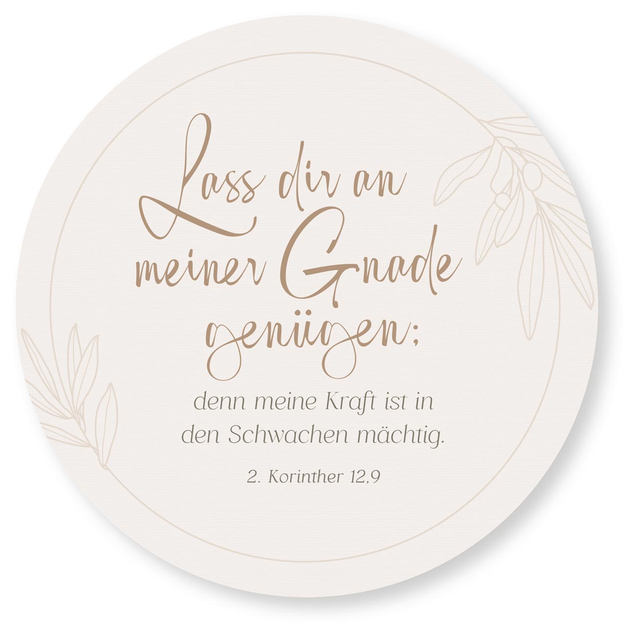 Wandschmuckbild Gottes Gnade  25 cm