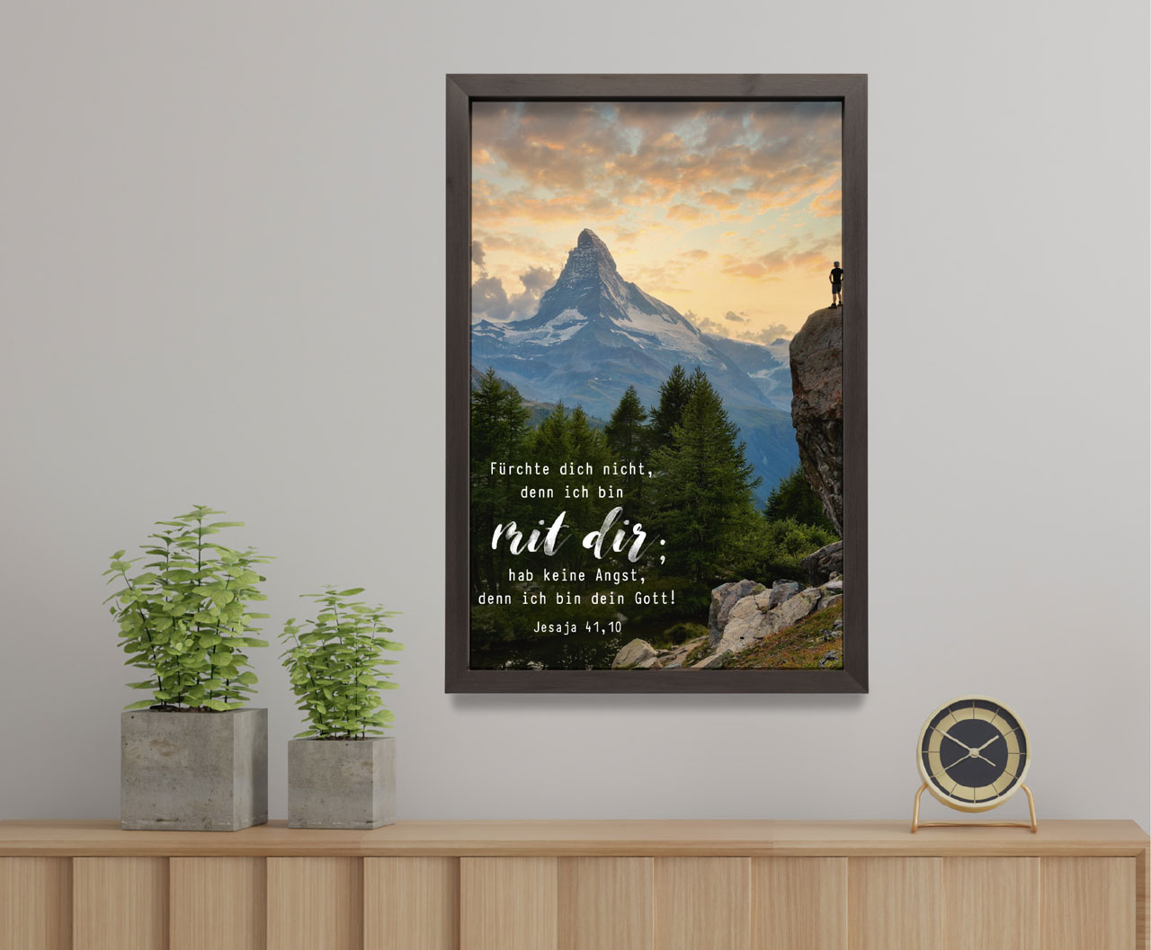 Poster Jahreslosung 2027 Berg A2