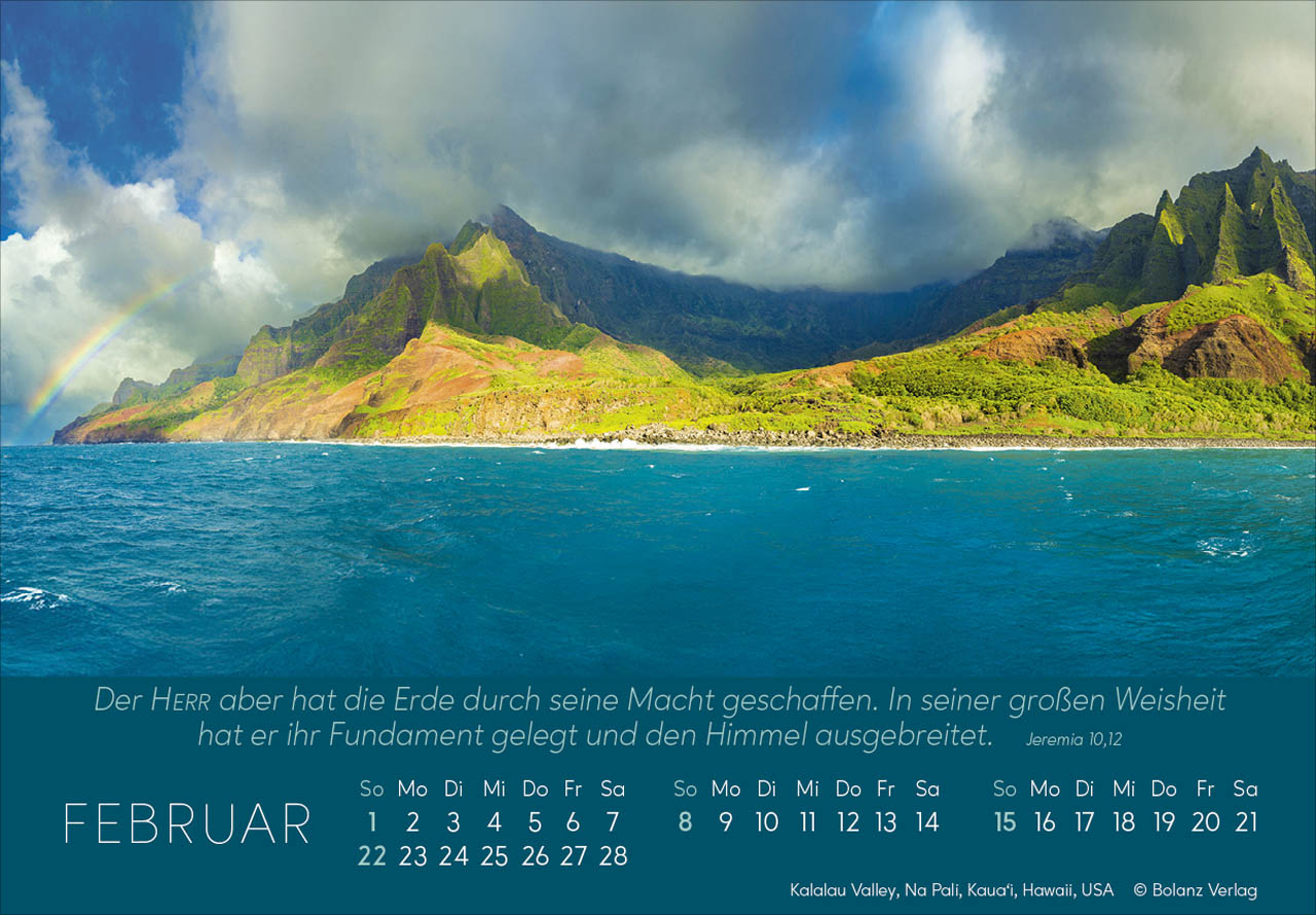 Ewigkeit in Herzen 2026 - Panoramakalender