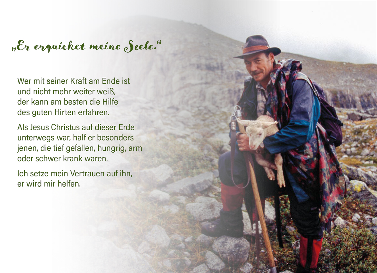 Grußheft Psalm 23 - für alle Tage