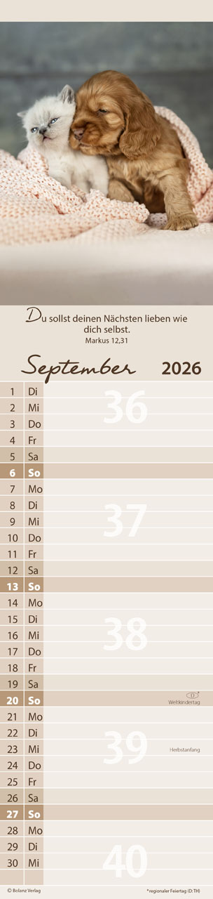 Für Euch 2026 - Streifenterminplaner