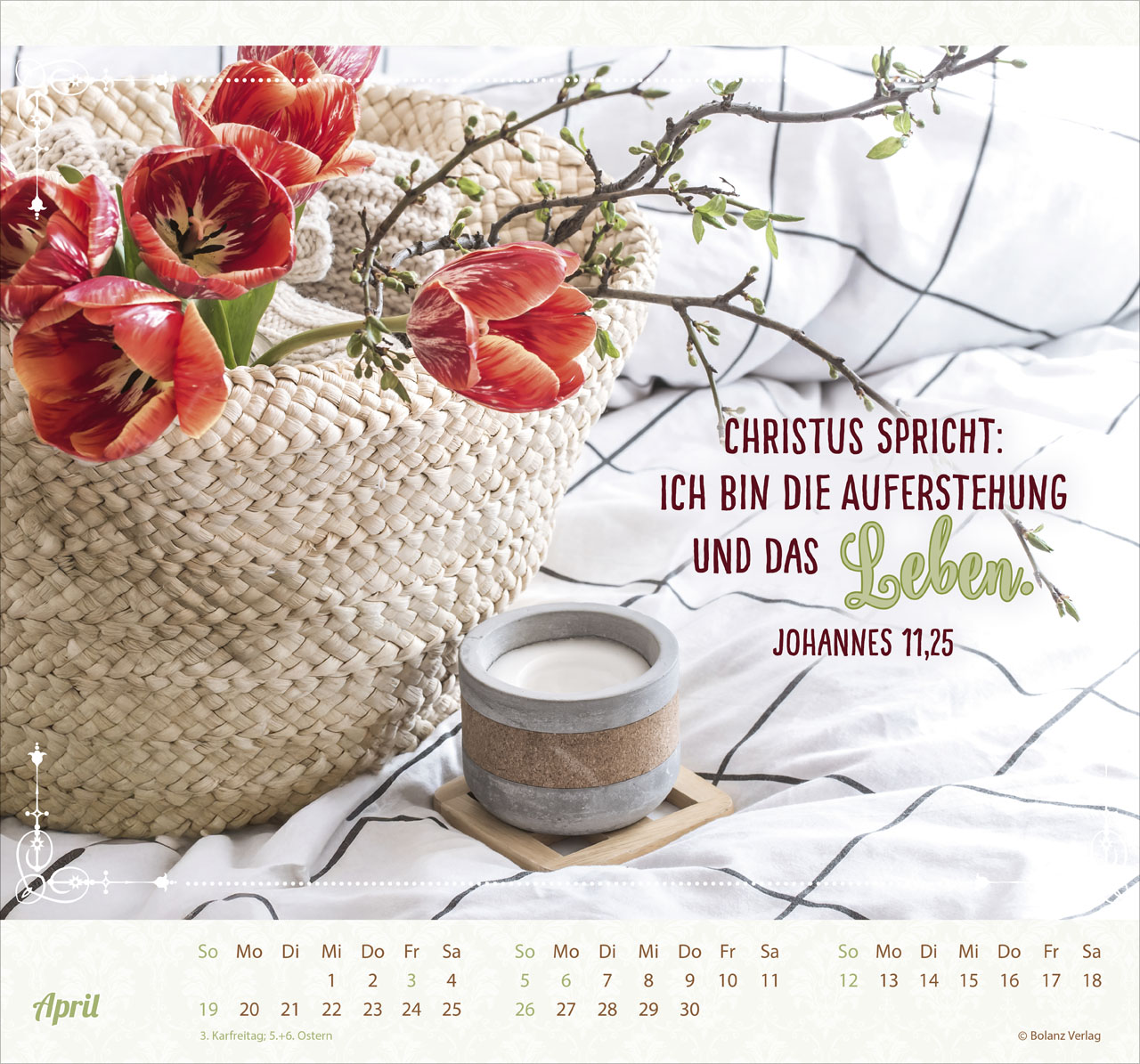 Am Anfang war das Wort 2026 - Wandkalender
