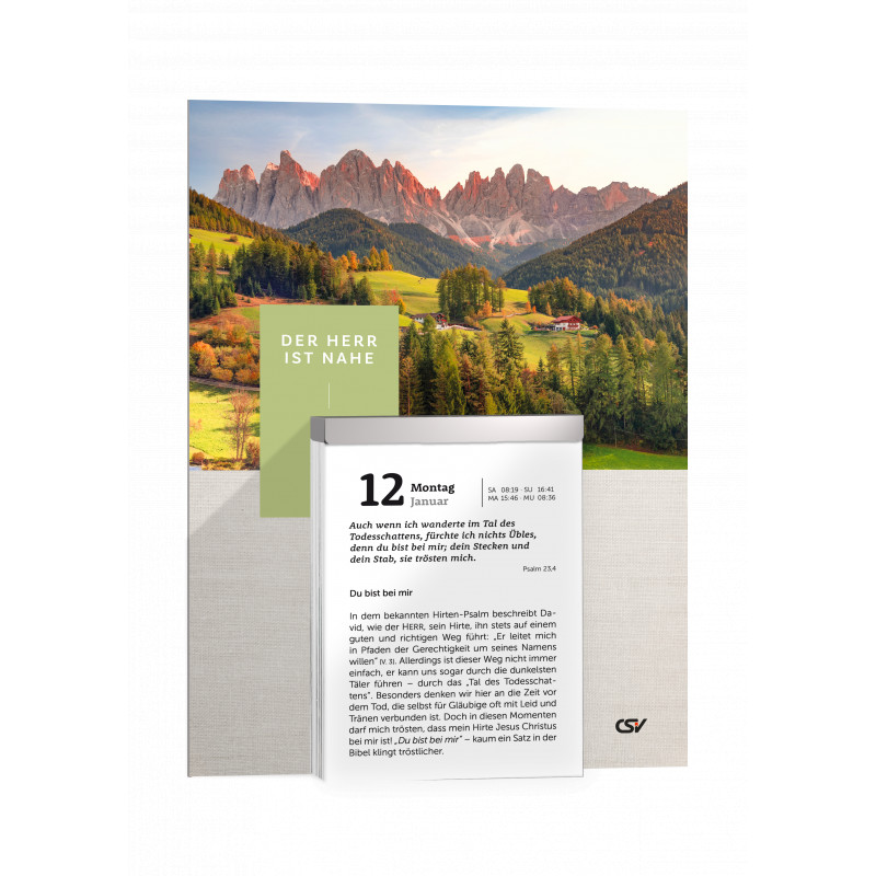 Der Herr ist nahe 2026 - Abreißkalender