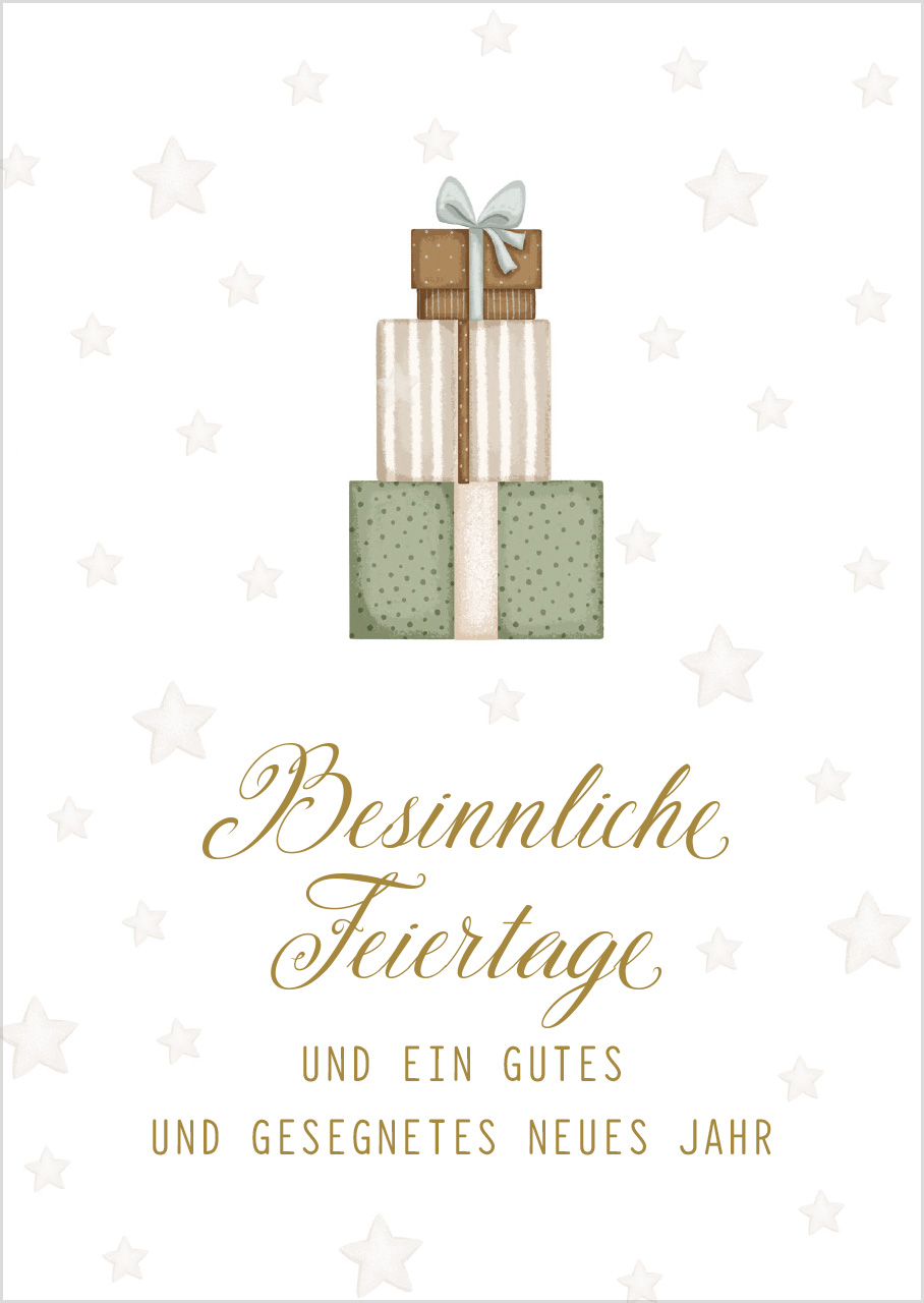 Postkartenbox Frohe Weihnachten