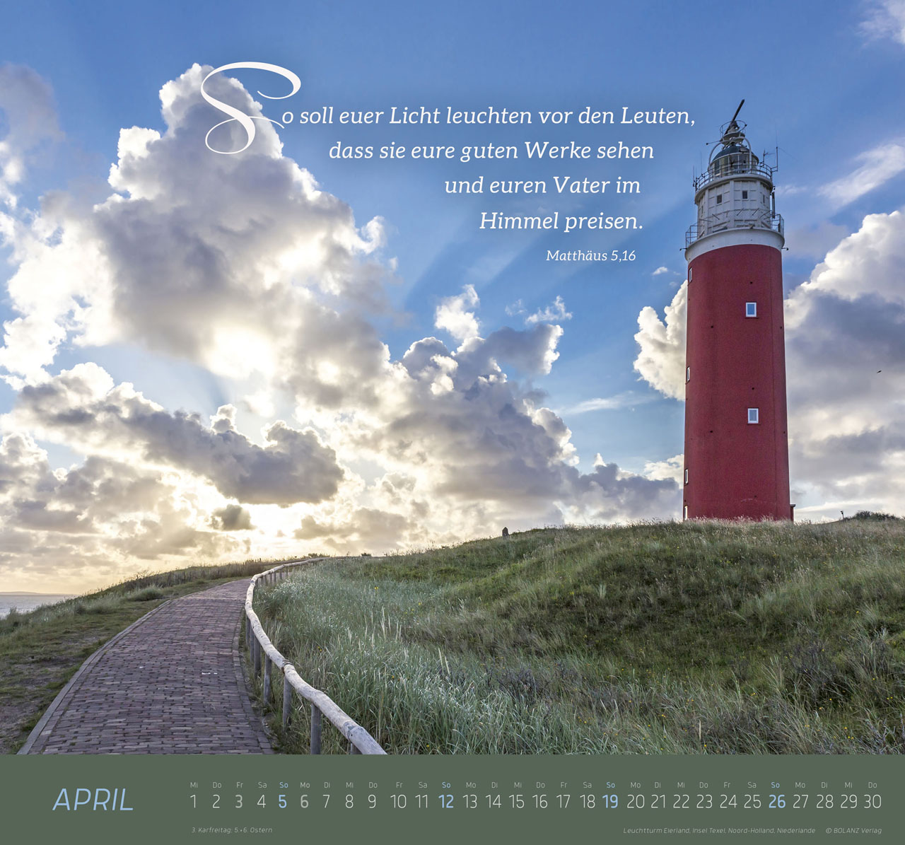 Ich bin der Weg 2026 - Wandkalender