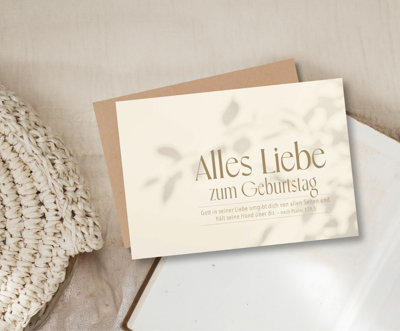 Faltkarte Alles Liebe zum Geburtstag