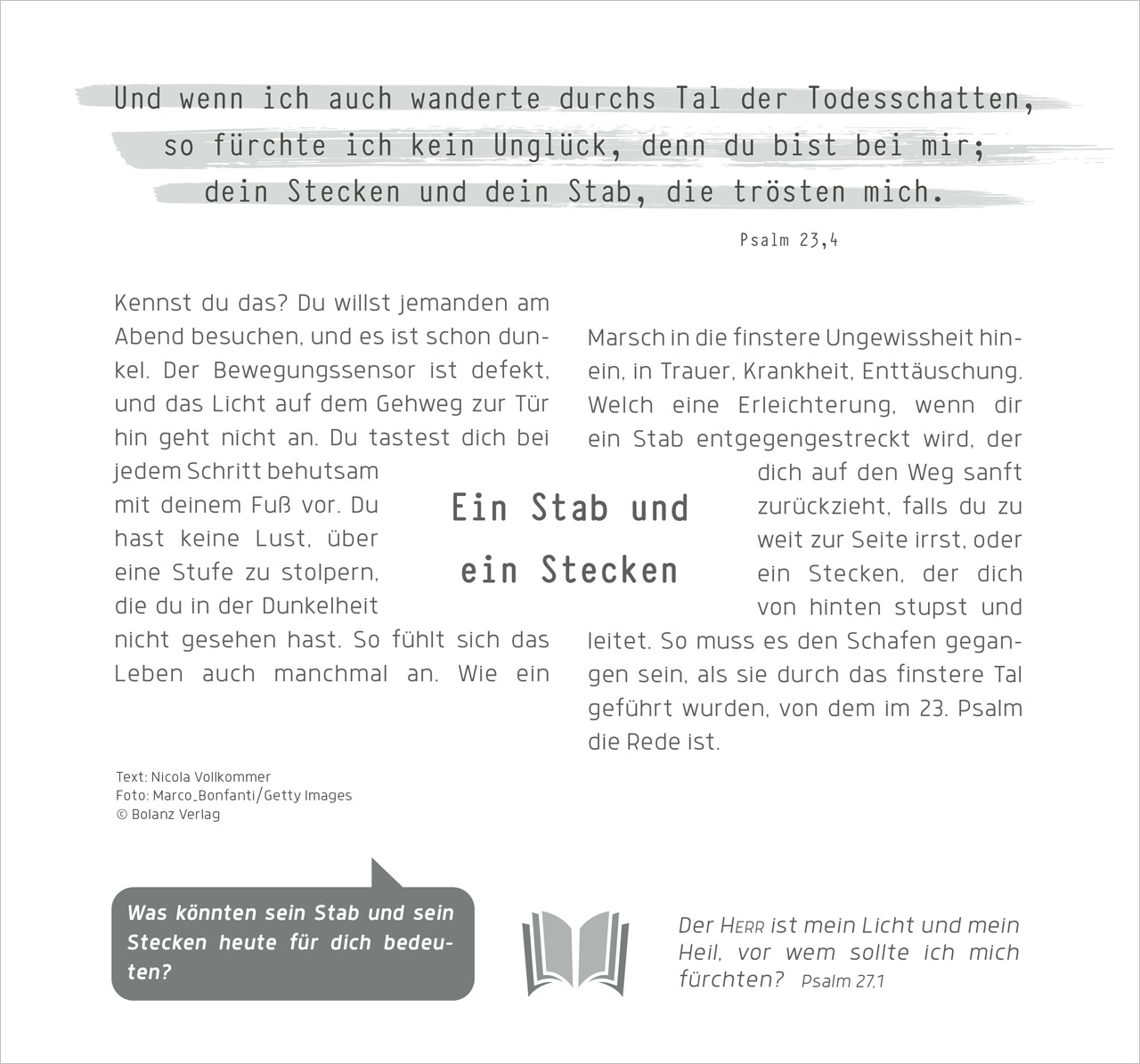 Ich bin der Weg 2027 – Wandkalender