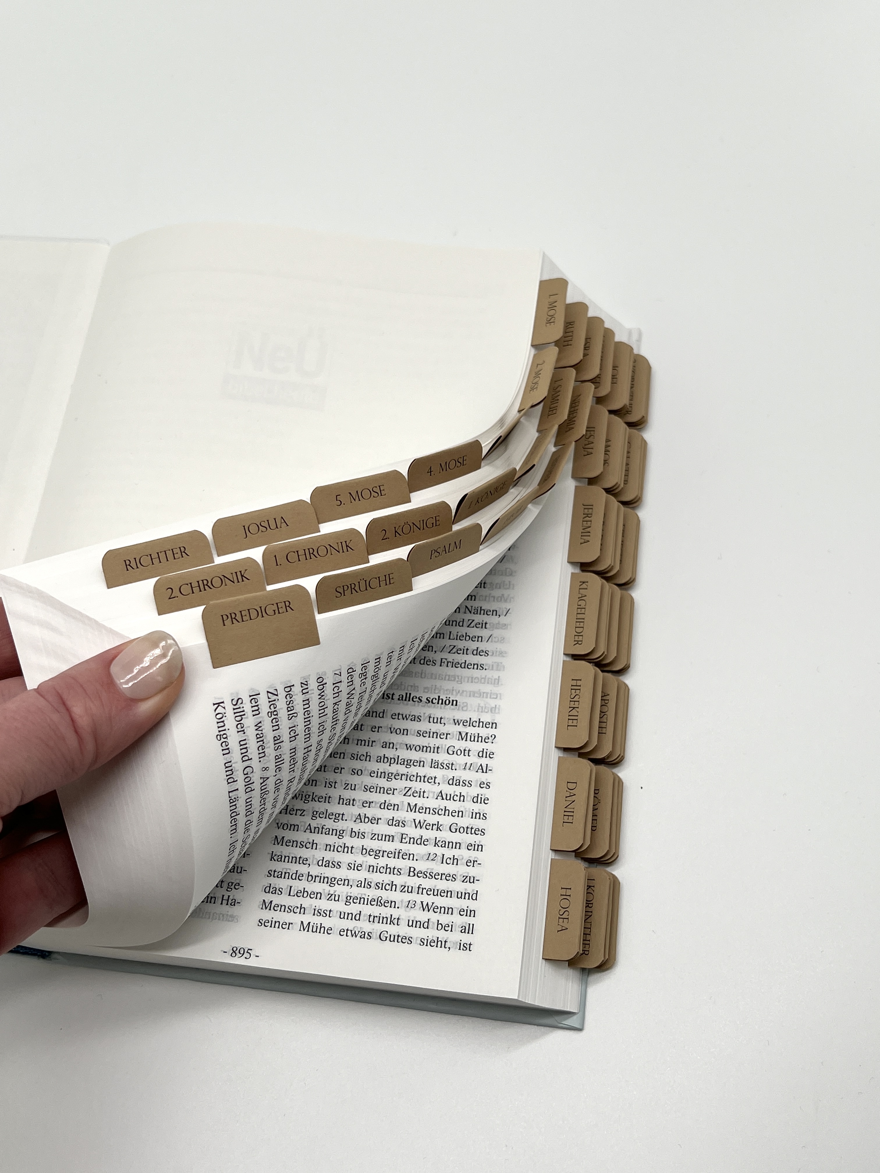 Bibel-Griffregister Kraftpapier