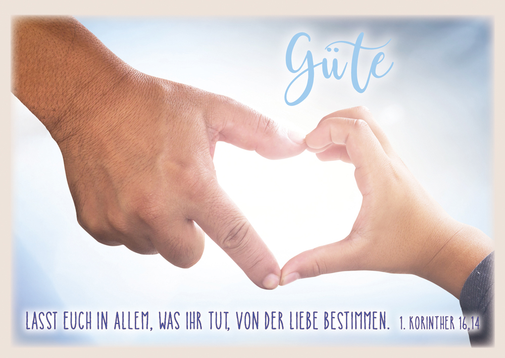 Postkarte Güte